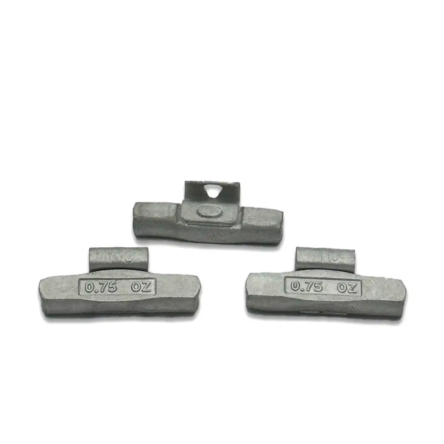 A2Z-MCFE-0.75 - MC Profile 0.75oz Steel Clip-on Wheel Weights Box of 25 - A2Z Tire Supplies