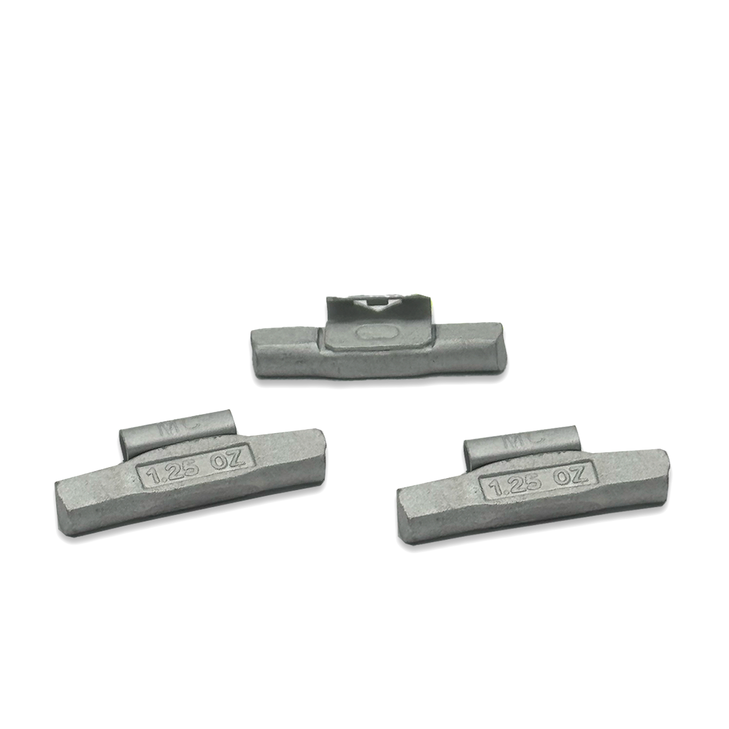 MC Series 1.25-oz Steel Hammer-On Wheel Weights (Box of 25) - a2ztiresupplies