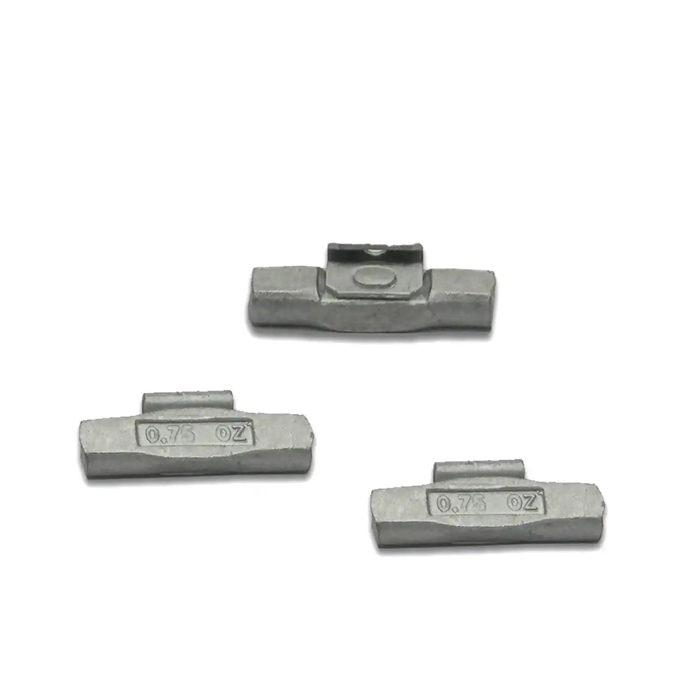 P 0.75oz Steel Clip on Wheel Weights for Passenger Steel Rims 25 PCS, alternate view