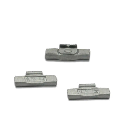 A2Z-PFE-0.75 - P Profile 0.75 oz Steel Clip-on Wheel Weights Box of 25 - A2Z Tire Supplies