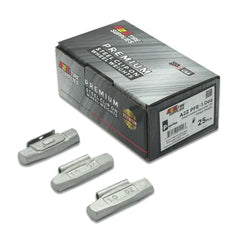 A2Z-PFE-1.0 - P Profile 1.0 oz Steel Clip-on Wheel Weights Box of 25 - A2Z Tire Supplies
