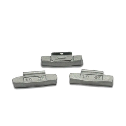 A2Z-PFE-1.0 - P Profile 1.0 oz Steel Clip-on Wheel Weights Box of 25 - A2Z Tire Supplies
