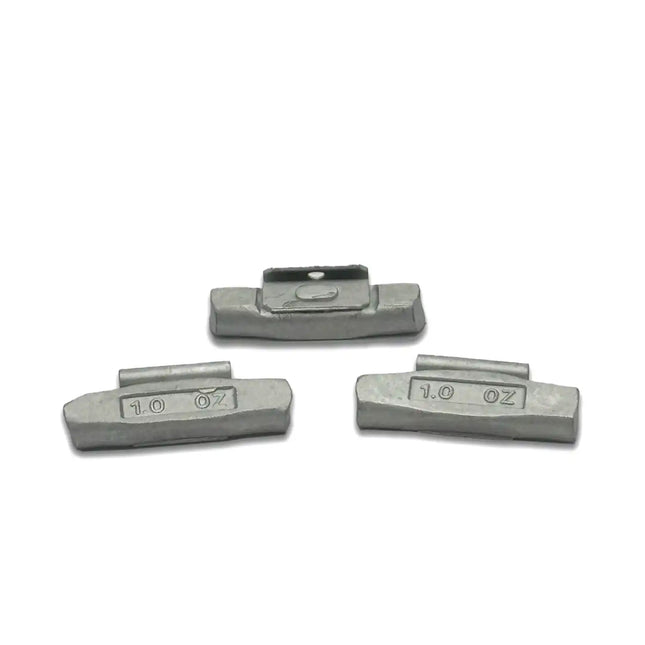 A2Z-PFE-1.0 - P Profile 1.0 oz Steel Clip-on Wheel Weights Box of 25 - A2Z Tire Supplies