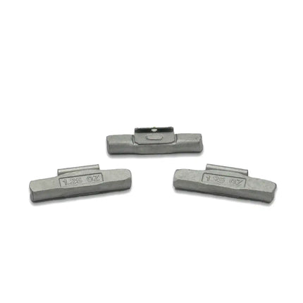 A2Z-PFE-1.25 - P Profile 1.25 oz Steel Clip-on Wheel Weights Box of 25 - A2Z Tire Supplies