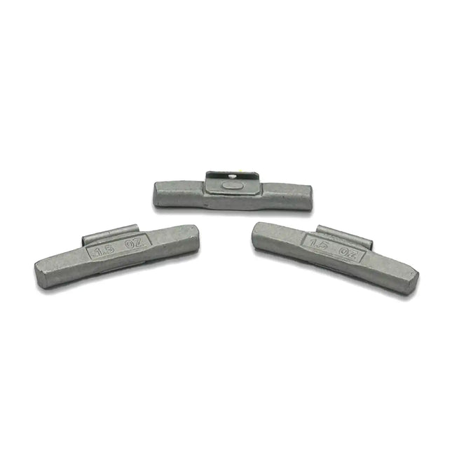A2Z-PFE-1.50 - P Profile 1.50 oz Steel Clip-on Wheel Weights Box of 25 - A2Z Tire Supplies