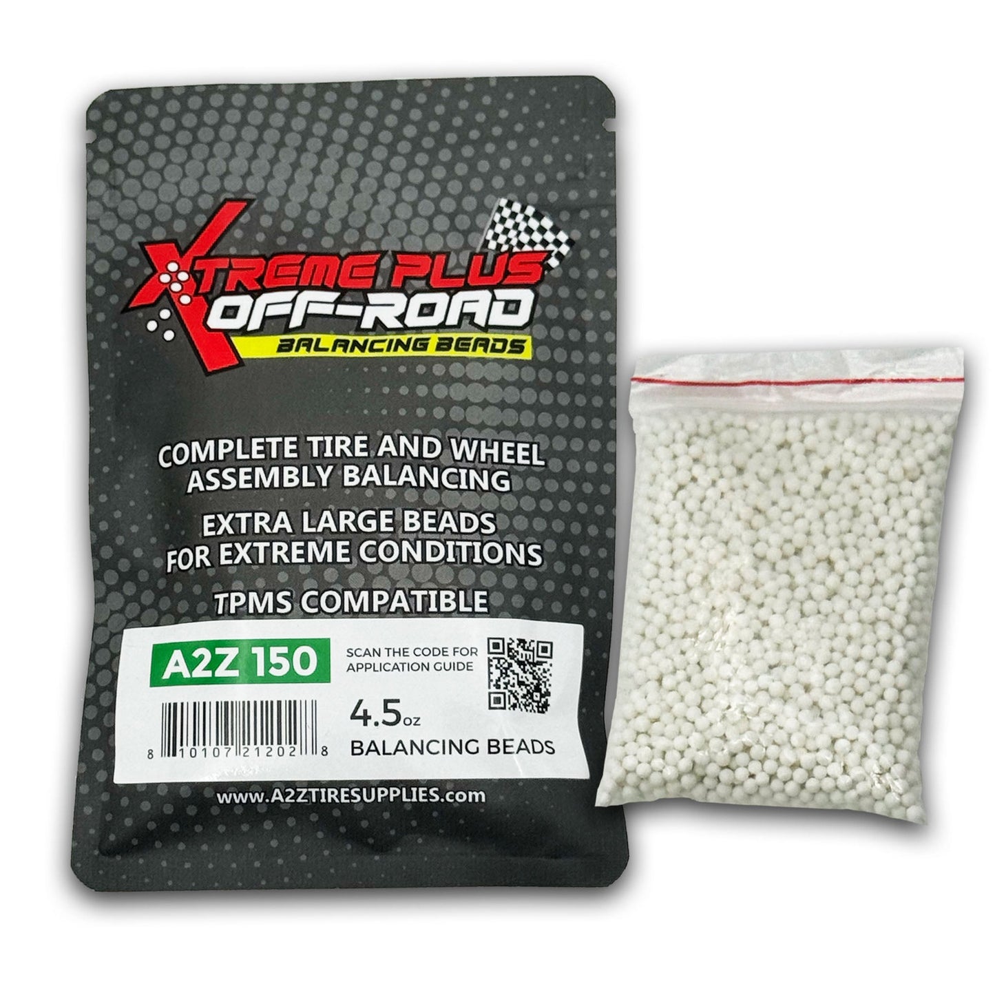 4.5-oz Xtreme Plus Off-Road Beads TPMS-Safe Self-Balancing Bags - A2Z 150 - a2ztiresupplies