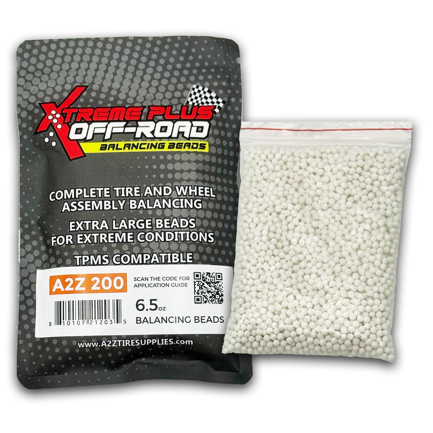 6.5-oz Xtreme Plus Off-Road Beads TPMS-Safe Self-Balancing Bags - A2Z 200 - a2ztiresupplies