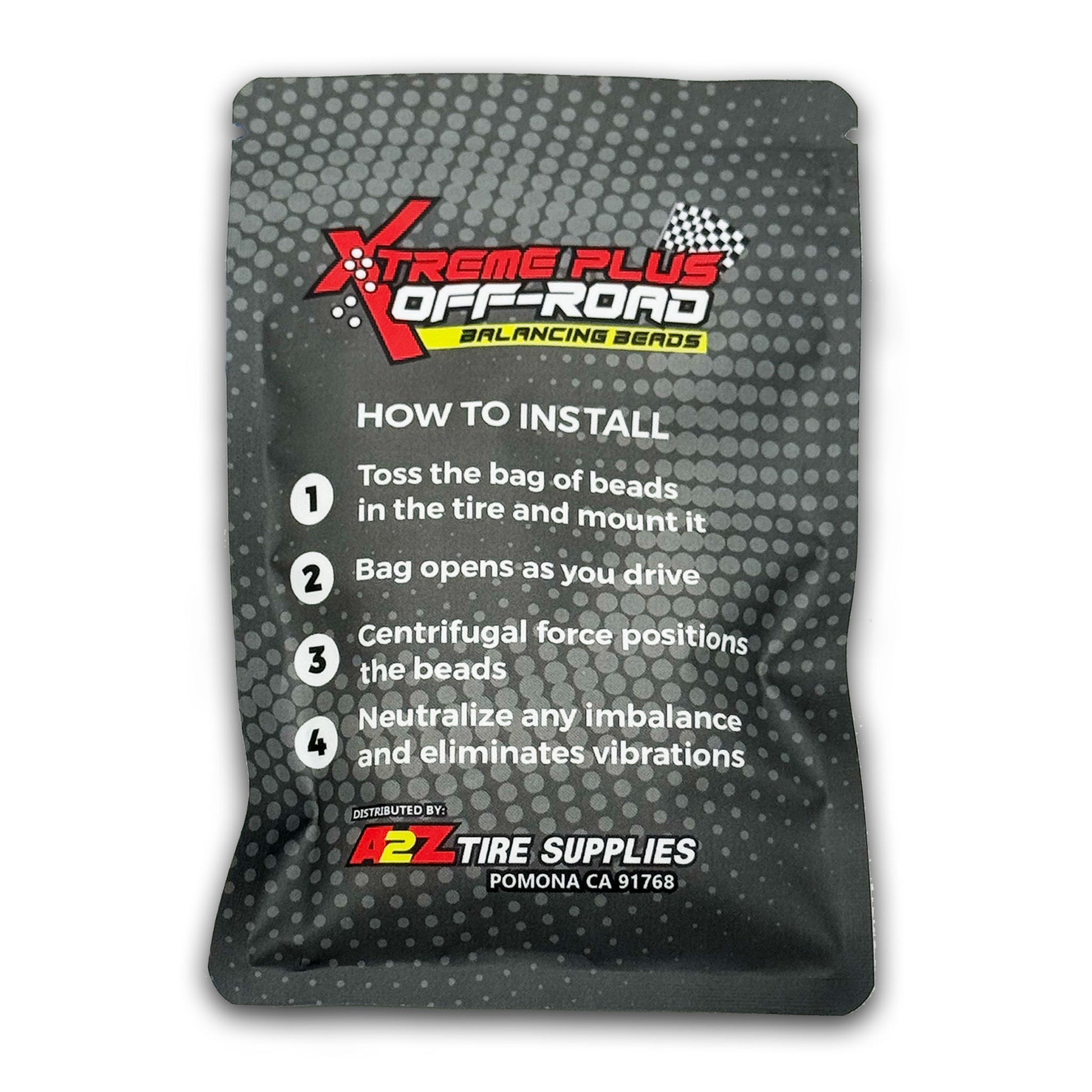 6.5-oz Xtreme Plus Off-Road Beads TPMS-Safe Self-Balancing Bags - A2Z 200 - a2ztiresupplies