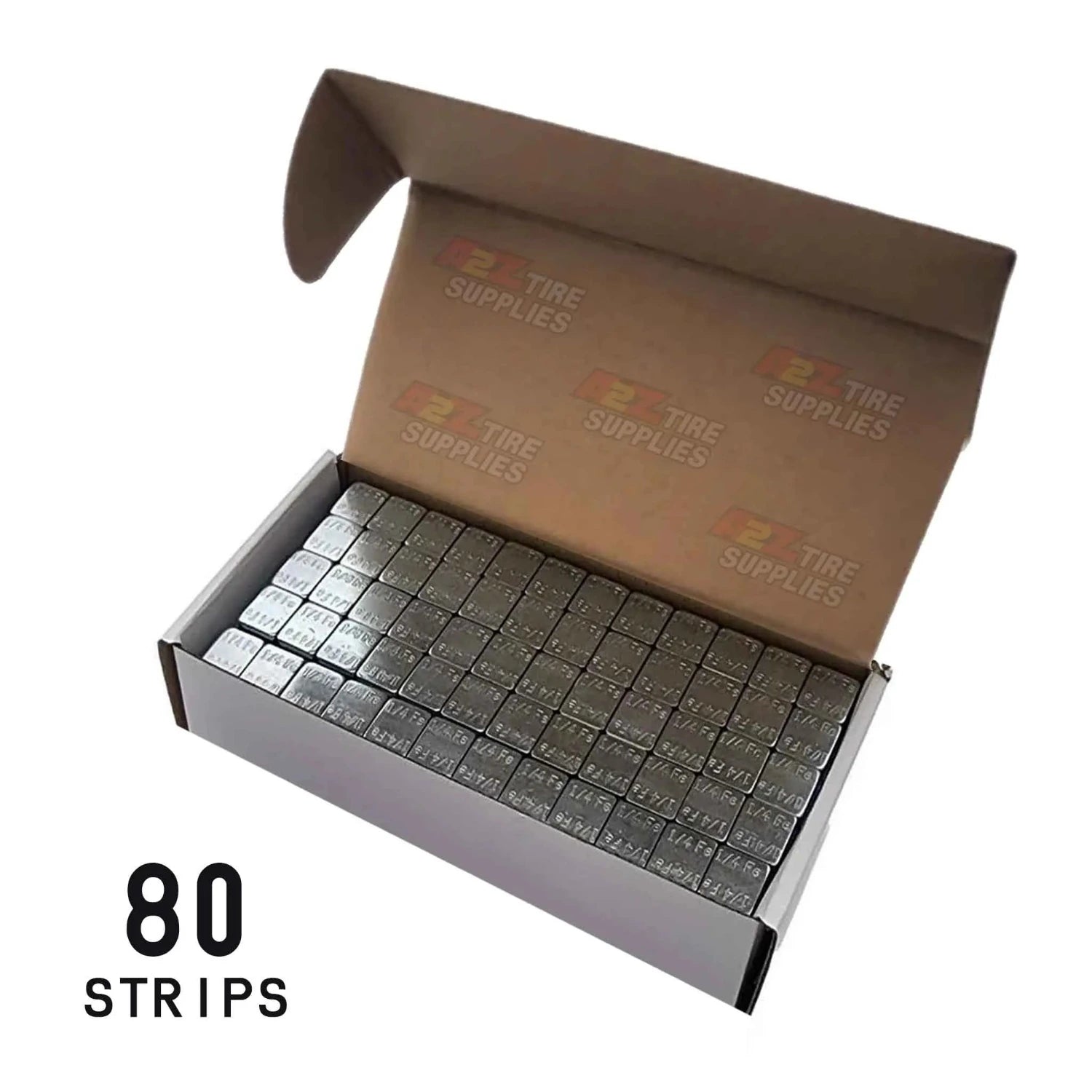 1/4 oz (960 PCS) Zinc Plated  - Low Profile Steel Adhesive Wheel Weights - (Blue Tape)