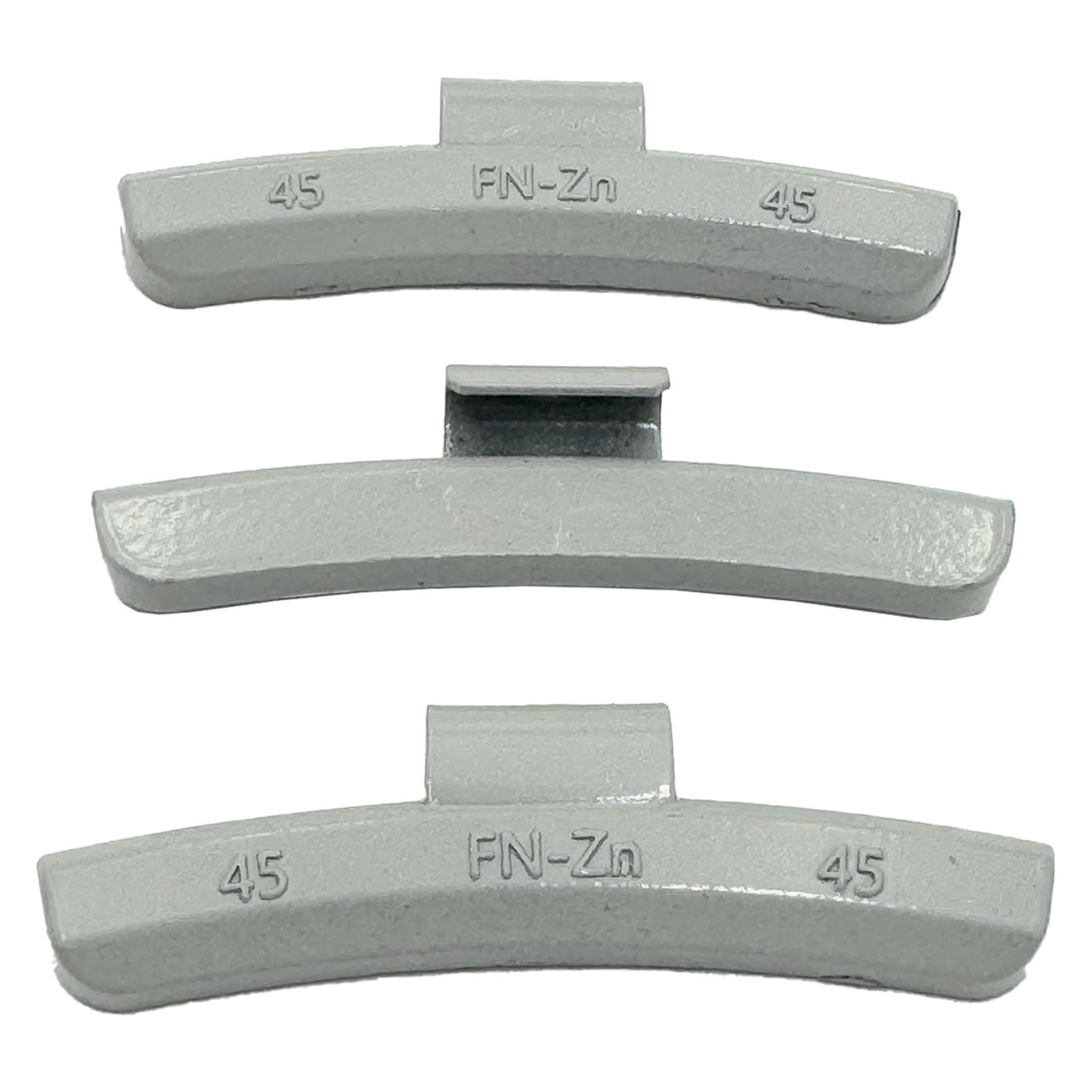 FN 45g Zinc Clip on Wheel Weights for Japanese Alloy Rims 50 PCS