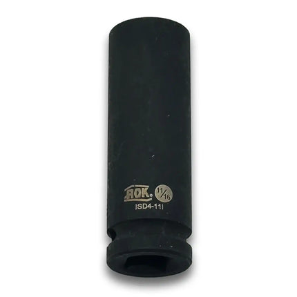 A2Z-D4-11I - Deep Impact 11/16" Heavy-Duty Steel Socket High-Torque Rated 1/2" Drive | SAE (Made in Taiwan) - A2Z Tire Supplies
