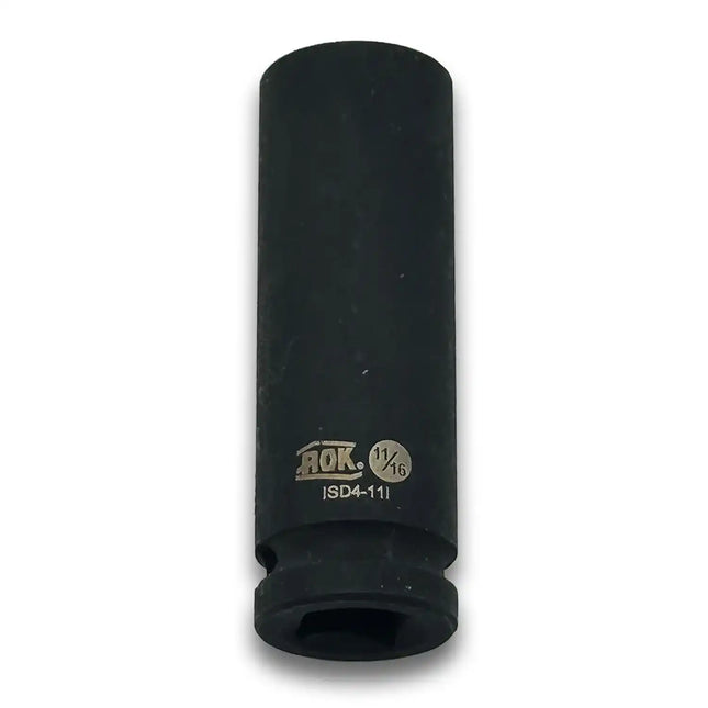 A2Z-D4-11I - Deep Impact 11/16" Heavy-Duty Steel Socket High-Torque Rated 1/2" Drive | SAE (Made in Taiwan) - A2Z Tire Supplies