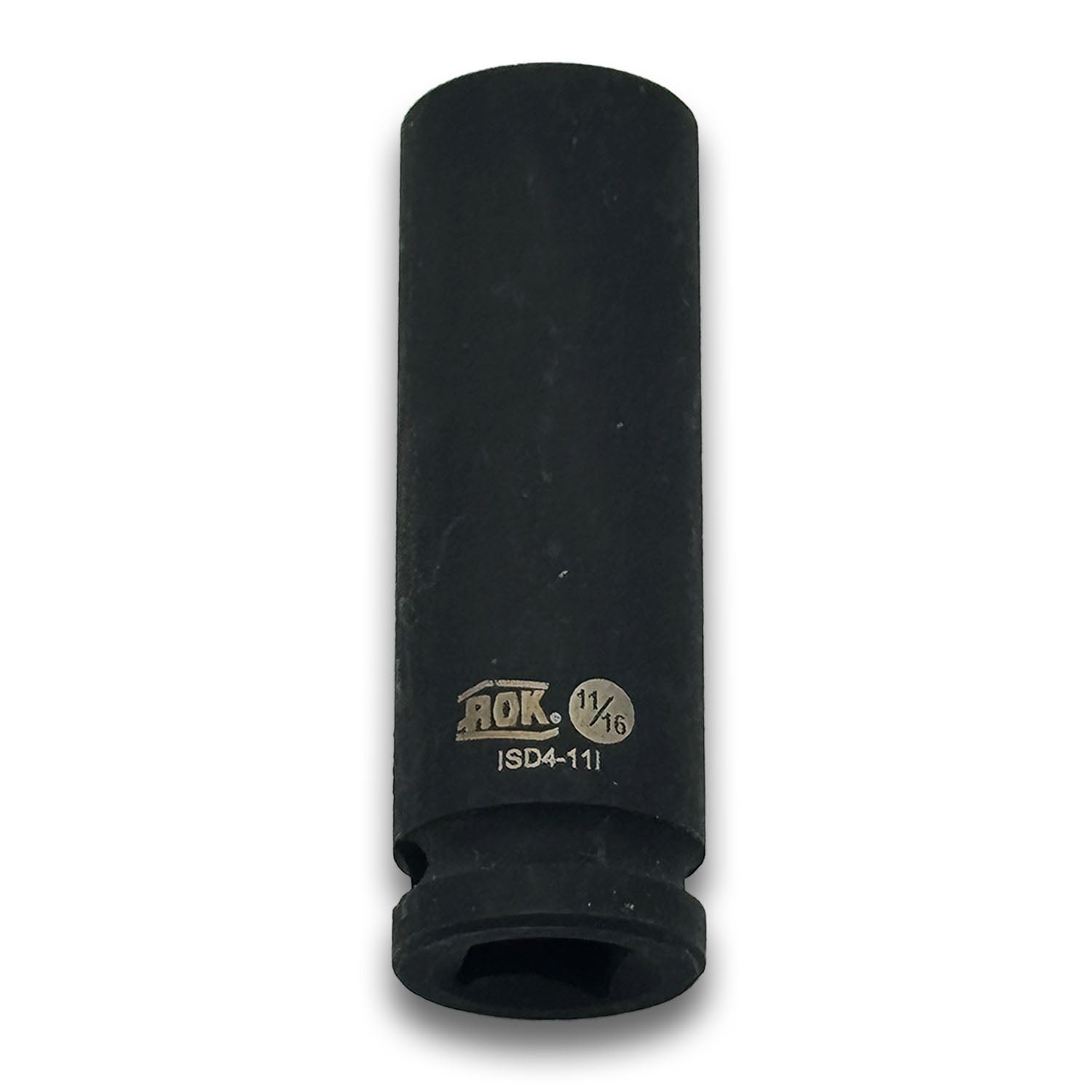 Deep Impact 11/16" Heavy-Duty Steel Socket High-Torque Rated 1/2" Drive - SAE (Made in Taiwan) - a2ztiresupplies