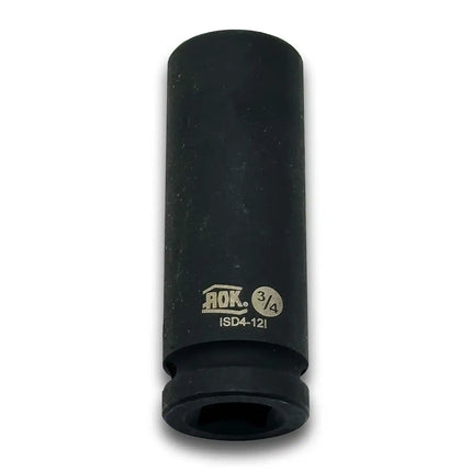 A2Z-D4-12I - Deep Impact 3/4" Heavy-Duty Steel Socket High-Torque Rated 1/2" Drive | SAE (Made in Taiwan) - A2Z Tire Supplies