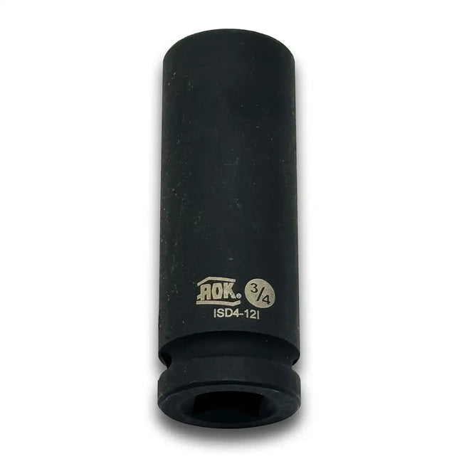 A2Z-D4-12I - Deep Impact 3/4" Heavy-Duty Steel Socket High-Torque Rated 1/2" Drive | SAE (Made in Taiwan) - A2Z Tire Supplies