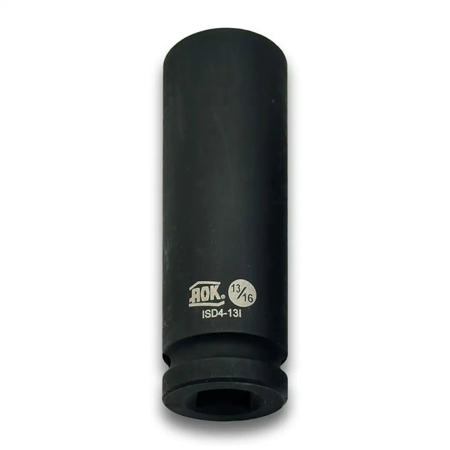 A2Z-D4-13I - Deep Impact 13/16" Heavy-Duty Steel Socket High-Torque Rated 1/2" Drive | SAE (Made in Taiwan) - A2Z Tire Supplies