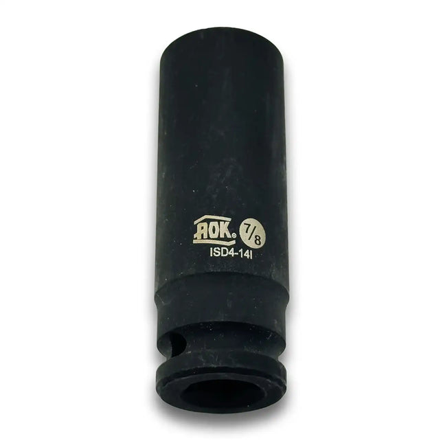A2Z-D4-14I - Deep Impact 7/8" Heavy-Duty Steel Socket High-Torque Rated 1/2" Drive | SAE (Made in Taiwan) - A2Z Tire Supplies