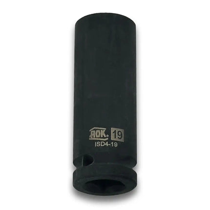 A2Z-D4-19 - Deep Impact 19mm Heavy-Duty Steel Socket High-Torque Rated 1/2" Drive | Metric (Made in Taiwan) - A2Z Tire Supplies