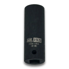 A2Z-D4-195 - Deep Impact 19.5mm Heavy-Duty Steel Socket High-Torque Rated 1/2" Drive | Metric (Made in Taiwan) - A2Z Tire Supplies