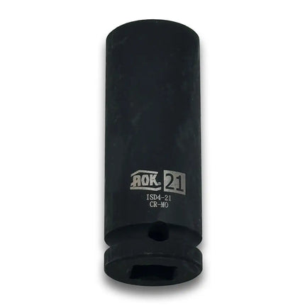 A2Z-D4-21 - Deep Impact 21mm Heavy-Duty Steel Socket High-Torque Rated 1/2" Drive | Metric (Made in Taiwan) - A2Z Tire Supplies
