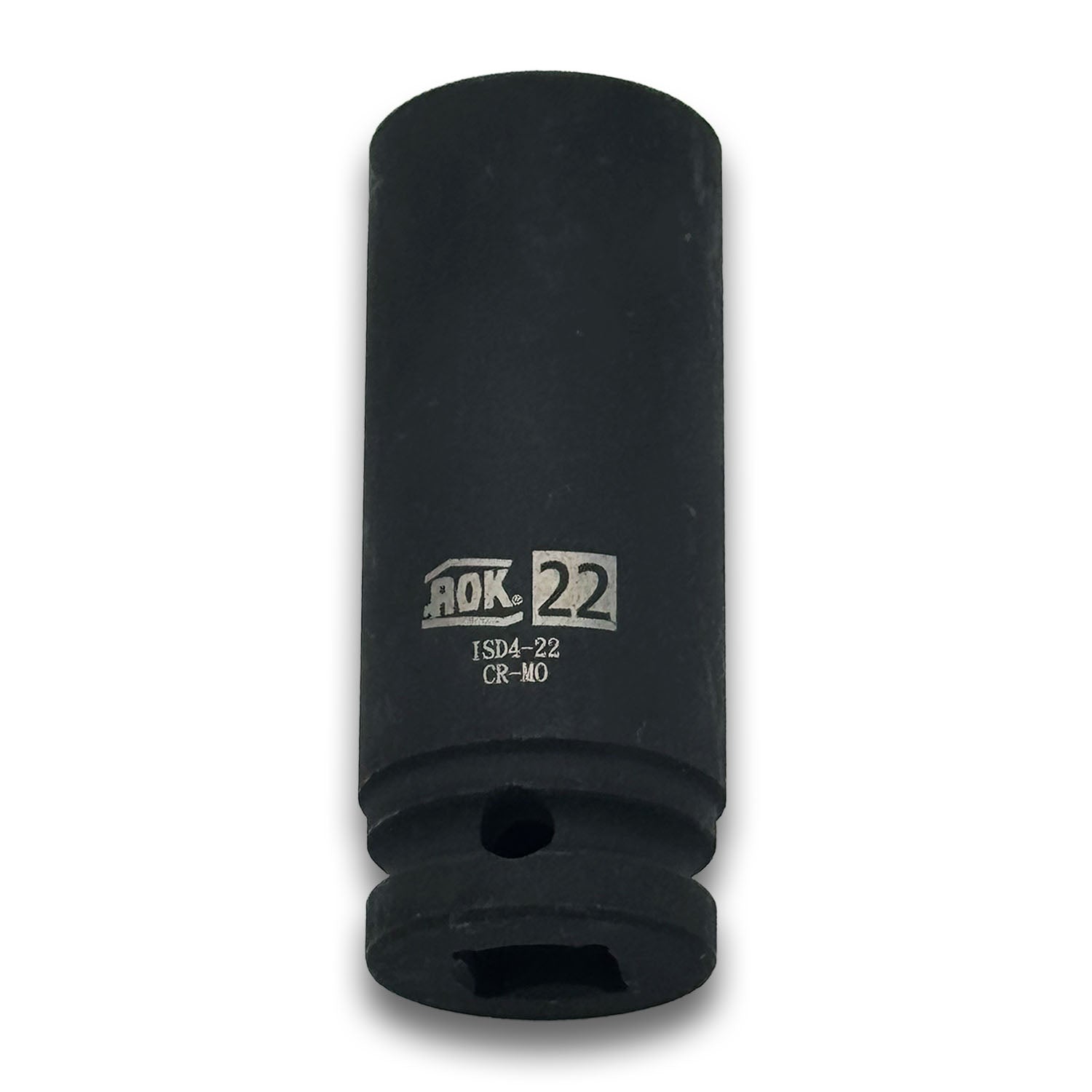 Deep Impact 22mm Heavy-Duty Steel Socket High-Torque Rated 1/2" Drive - Metric (Made in Taiwan) - a2ztiresupplies