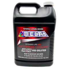 Red 50/50 Coolant Antifreeze Toyota, Lexus, Scion, 1 Gallon