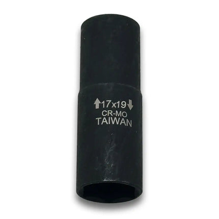 A2Z-F4-1719 - Thin-wall 17mm x 19mm Steel Flip Socket Rated for High-Torque 1/2" Drive | Metric (Made in Taiwan) - A2Z Tire Supplies