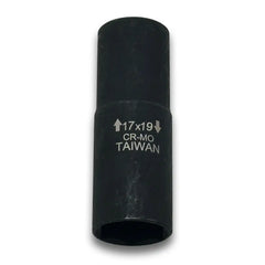 A2Z-F4-1719 - Thin-wall 17mm x 19mm Steel Flip Socket Rated for High-Torque 1/2" Drive | Metric (Made in Taiwan) - A2Z Tire Supplies