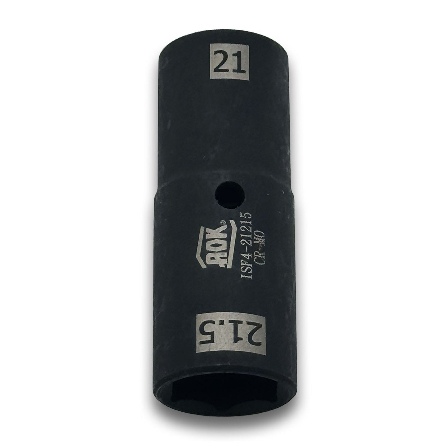 Thin-wall 21mm x 21.5mm Steel Flip Socket Rated for High-Torque 1/2" Drive - Metric (Made in Taiwan) - a2ztiresupplies