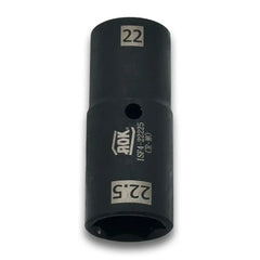 A2Z-F4-22225 - Thin-wall 22mm x 22.5mm Steel Flip Socket Rated for High-Torque 1/2" Drive | Metric (Made in Taiwan) - A2Z Tire Supplies