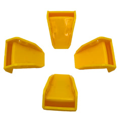 Rim Clamp Jaw Cover Set, Wheel Protector for Tire Changer Machines (Set of 4)
