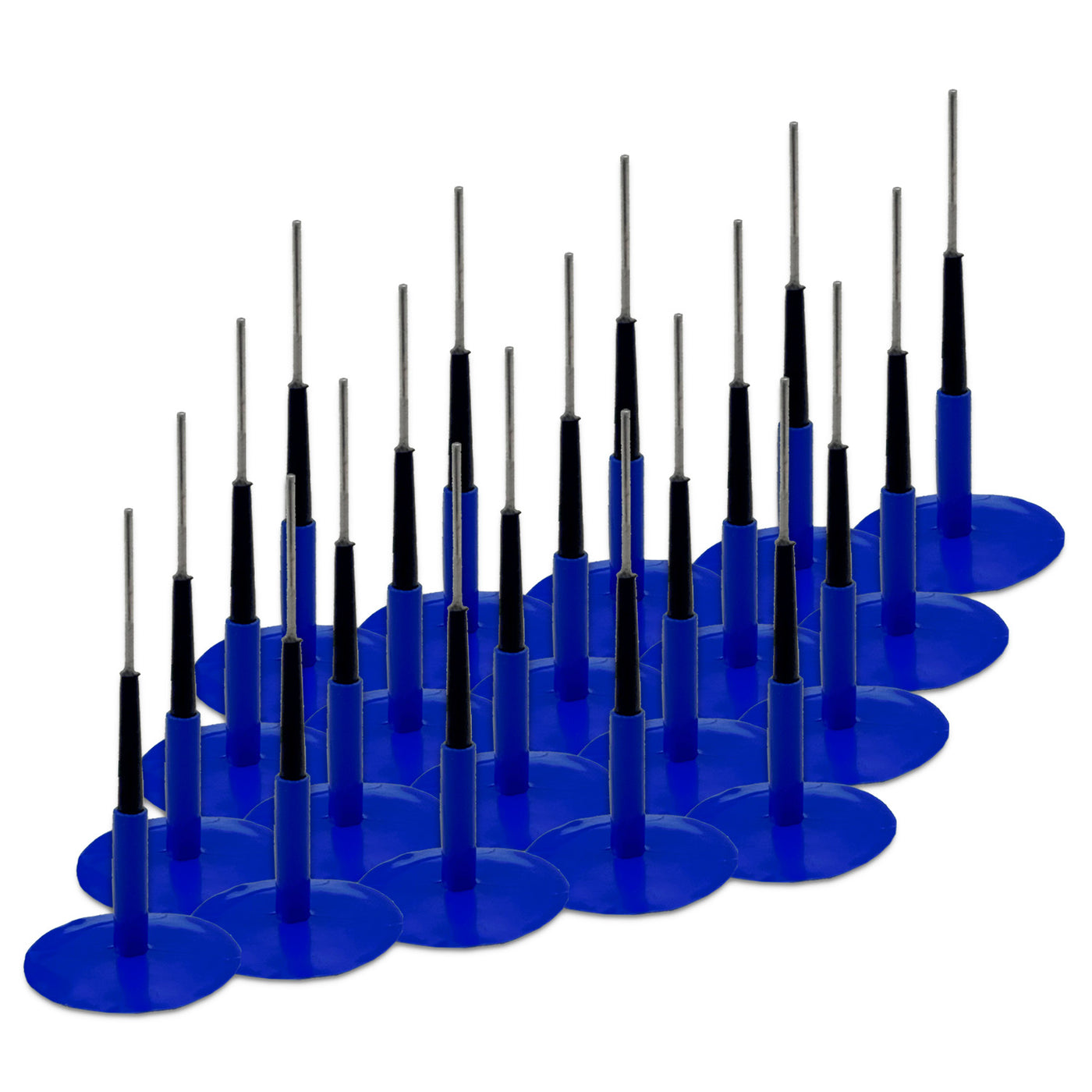 1.25" Tire Patch Plugs - 1/8" Dipped Stem, 20/Box | Lead-Wire Combination Units