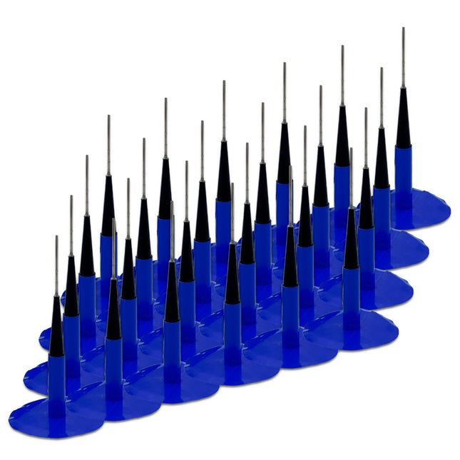 1.5" Tire Patch Plugs - 1/4" Dipped Stem, 24/Box | Lead-Wire Combination Units