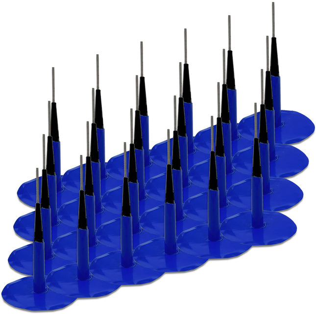 1.75" Tire Patch Plugs - 3/8" Dipped Stem, 24/Box | Lead-Wire Combination Units