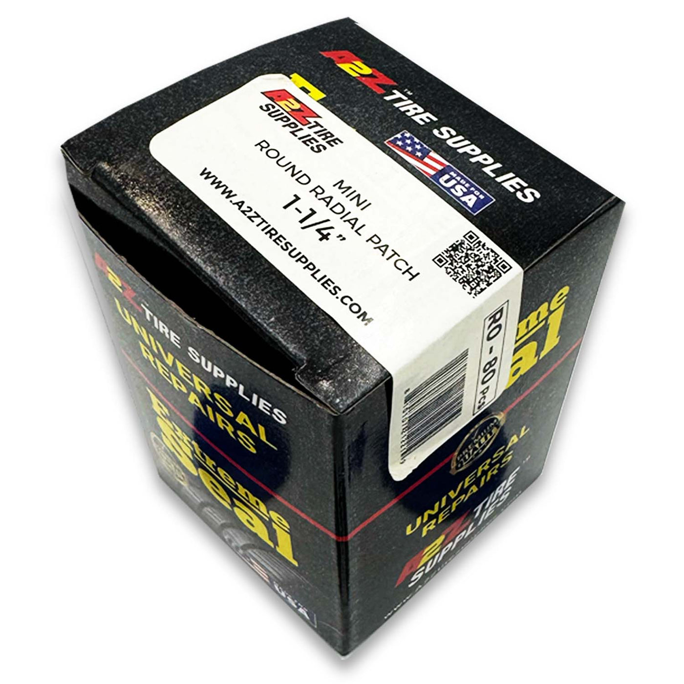1.25" Round Radial-Ply Tire Repair Patches - 80/Box, Mini Tread Area Repairs, alternate view