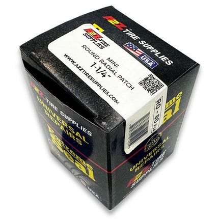 1.25" Round Radial-Ply Tire Repair Patches - 80/Box | Mini Tread Area Repairs - A2Z Tire Supplies - Image 2