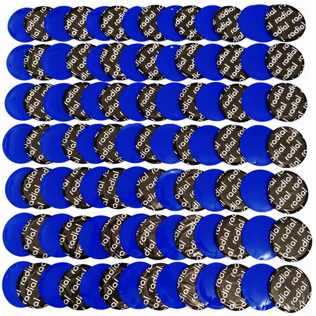 1.75" Round Radial-Ply Tire Repair Patches - 100/Bag | Bulk Small Tread Repairs