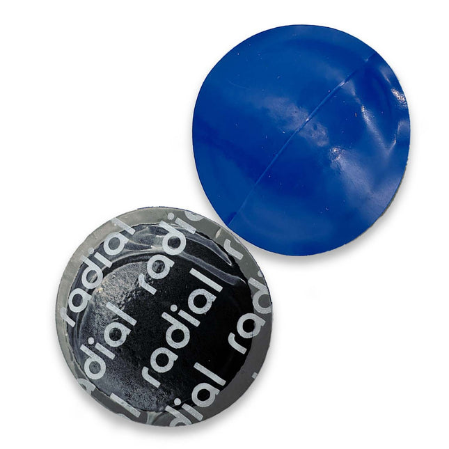 Small 1.75" Round Radial Ply Tire Patches (30/Box)