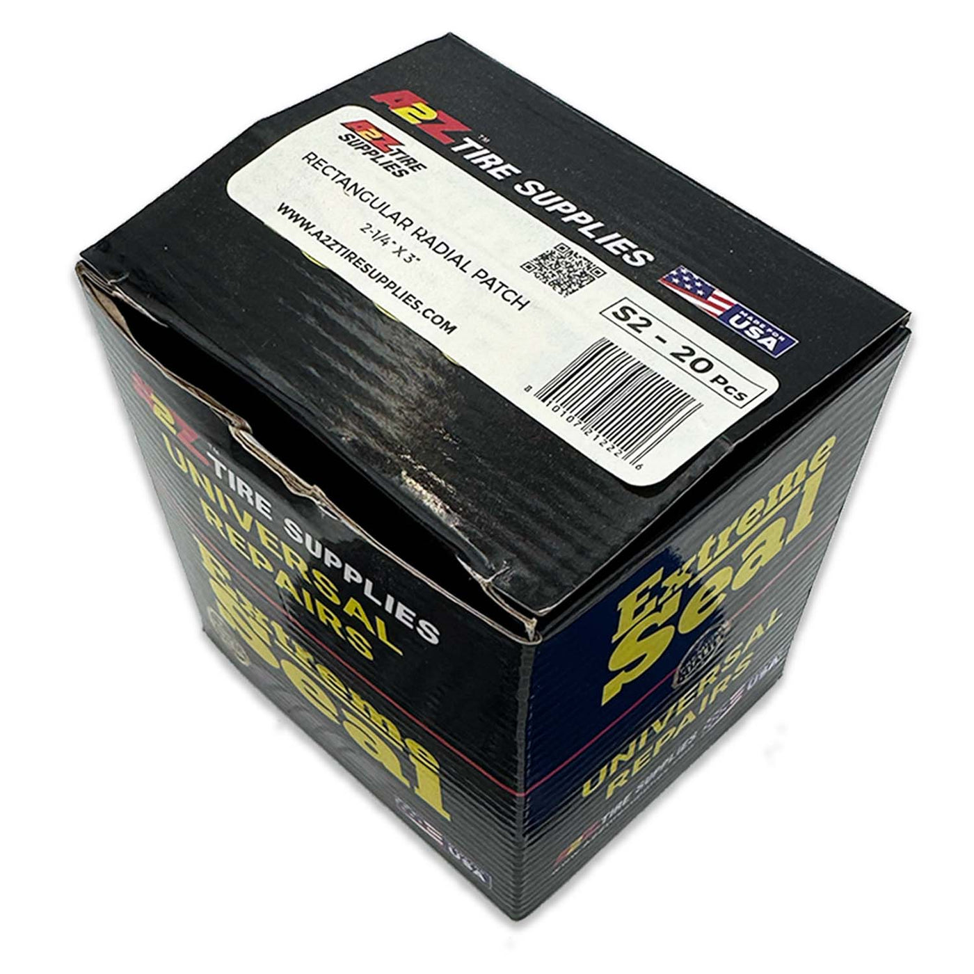 2.25" x 3" Square Radial-Ply Tire Repair Patches - 20/Box, Medium Elongated Repairs, alternate view