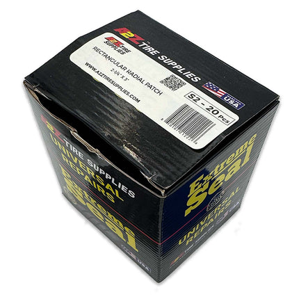 2.25" x 3" Square Radial-Ply Tire Repair Patches - 20/Box | Medium Elongated Repairs - A2Z Tire Supplies - Image 2