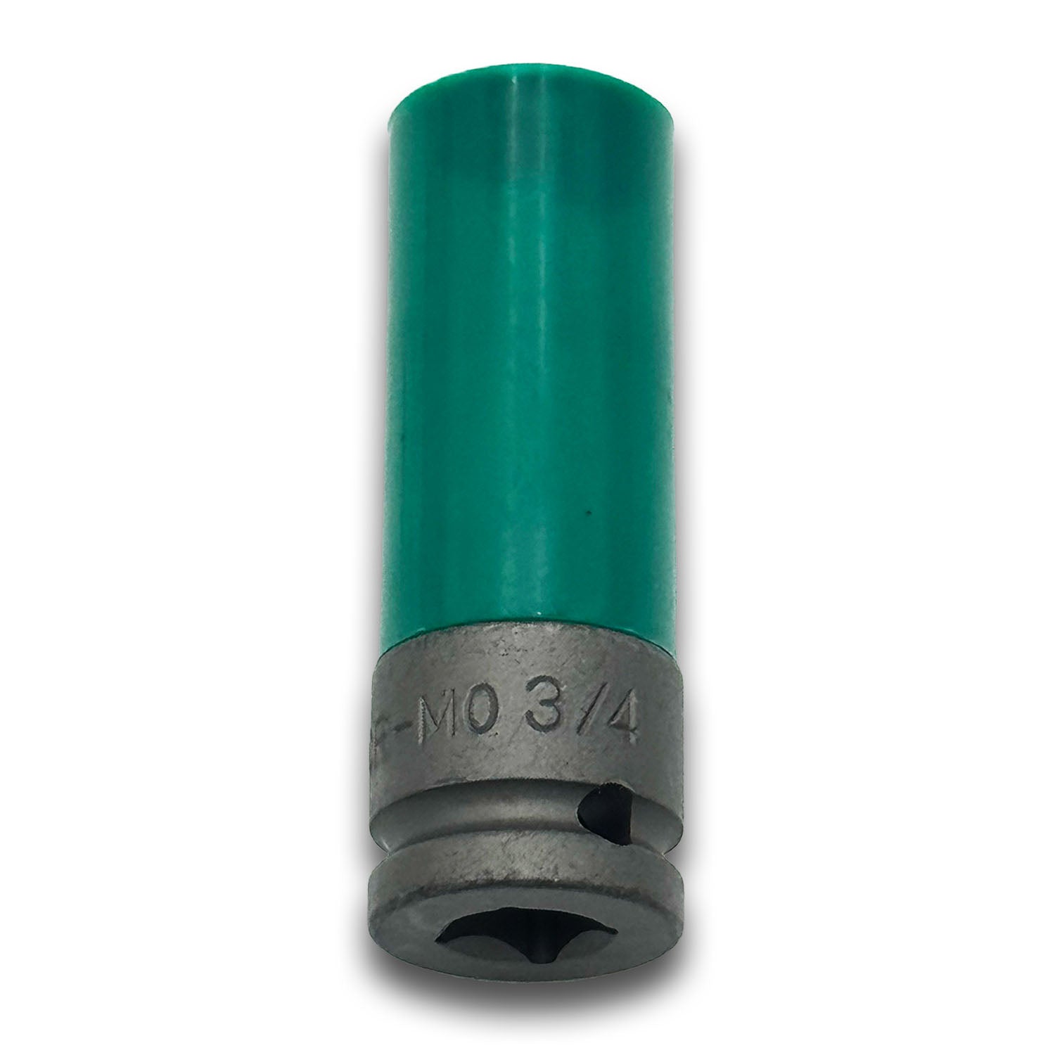 Thin-wall 3/4" Steel Socket with Plastic Sleeve to Protect Wheels 1/2" Drive - SAE (Made in Taiwan)