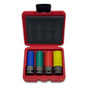 A2Z-TK4-4 - 4 Piece Thin-wall 1/2" Socket Set Wheel-Friendly (17mm, 19mm, 21mm, 22mm) 1 Each (Made in Taiwan) - A2Z Tire Supplies