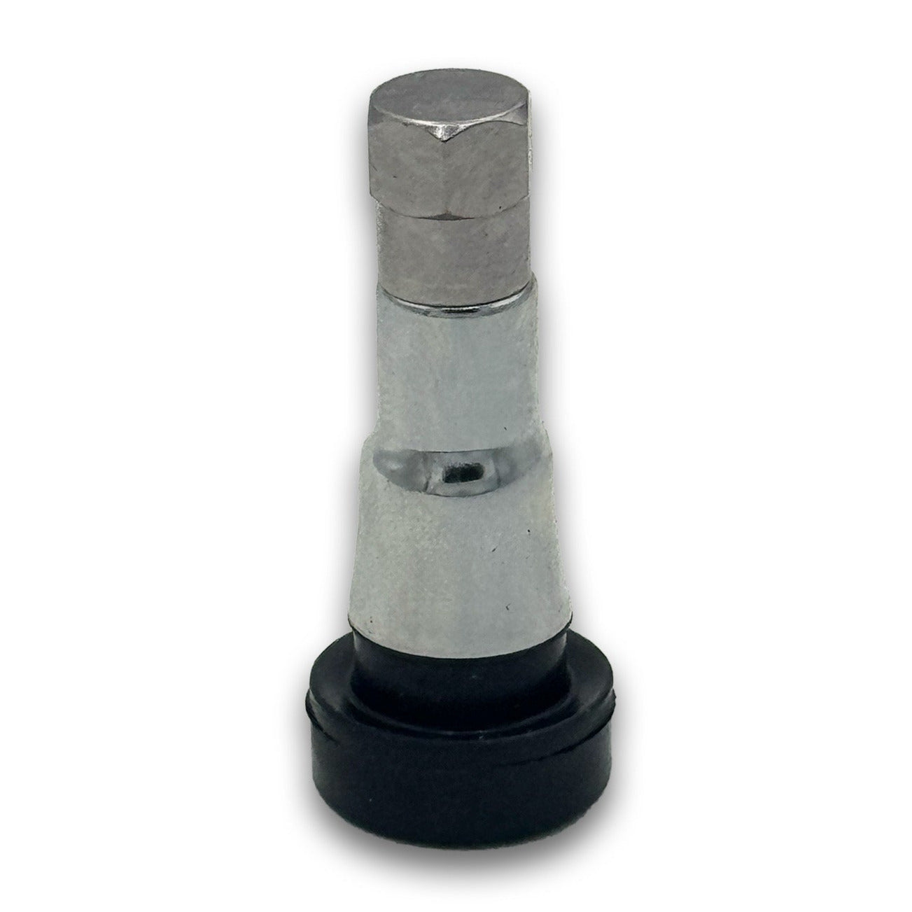 A2Z-600-HPC, TR600HPC, 1.25 inches tall, Chrome Sleeved High Pressure tubeless tire valves, 0.453" rim hole