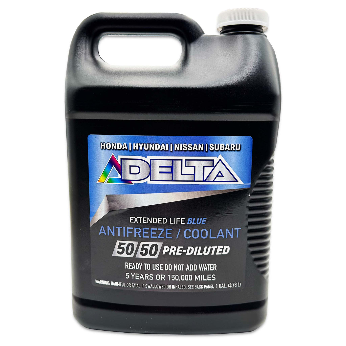 Blue 50/50 Coolant Antifreeze Hyundai, Nissan, Honda, Subaru, 1 Gallon
