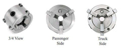 Double-Sided Quick-Chuck Adapter Kit with Backing Plates, Fits 1" Arbor AMMCO, Accu-Turn & FMC Brake, alternate view
