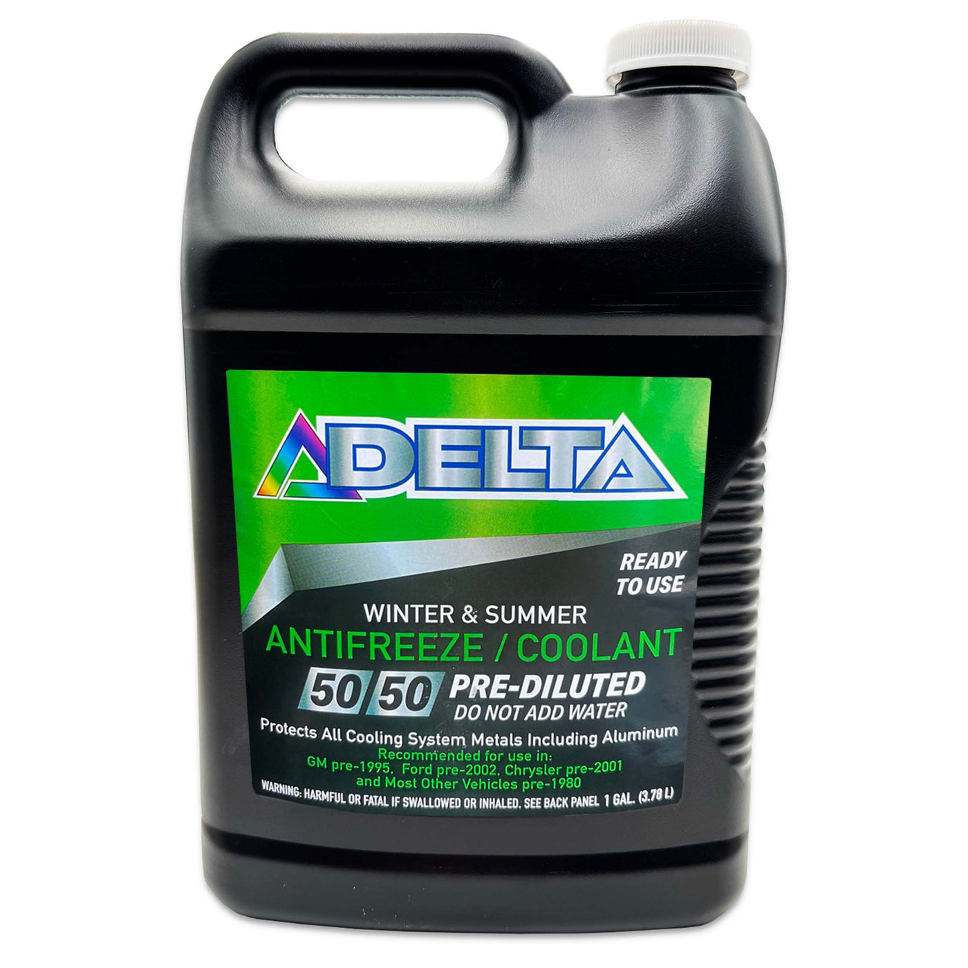 Green 50/50 Coolant Antifreeze for Older Vehicles - 1 Gallon