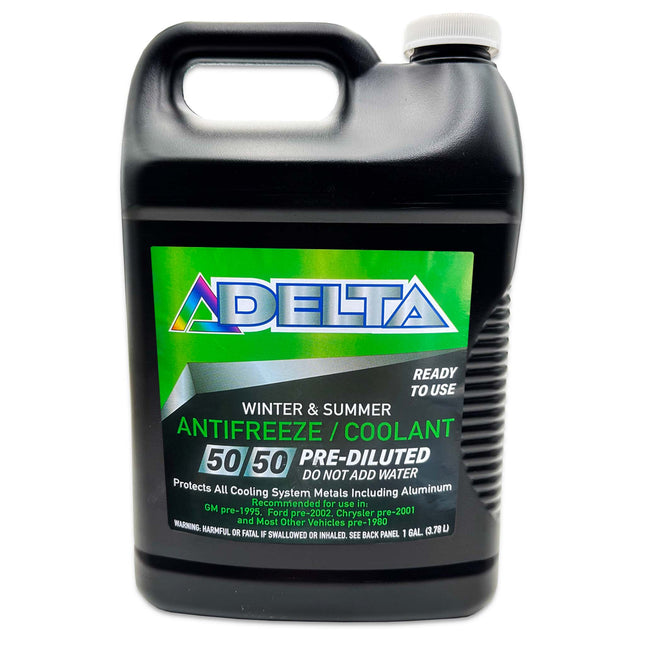 Green 50/50 Coolant Antifreeze for Older Vehicles - 1 Gallon