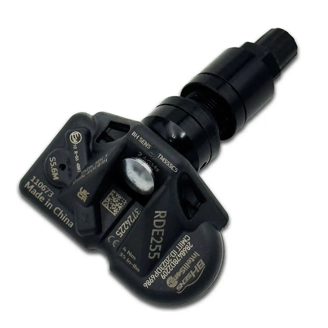 Huf RDE255 TPMS Sensor Bluetooth 2.4 GHz (Tesla 2021+) w/ Metal Clamp-in Valve
