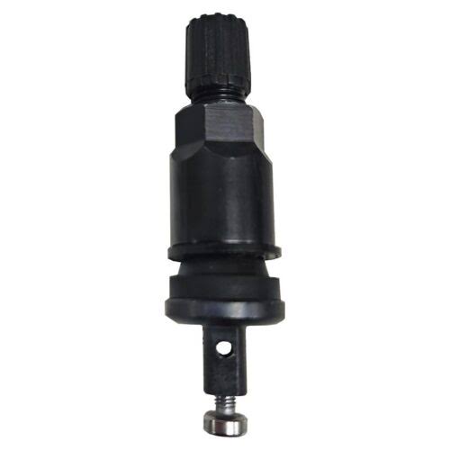 RDV037 Black Metal TPMS Valve Stem for Huf UVS 7051/7061 Sensor Replacement