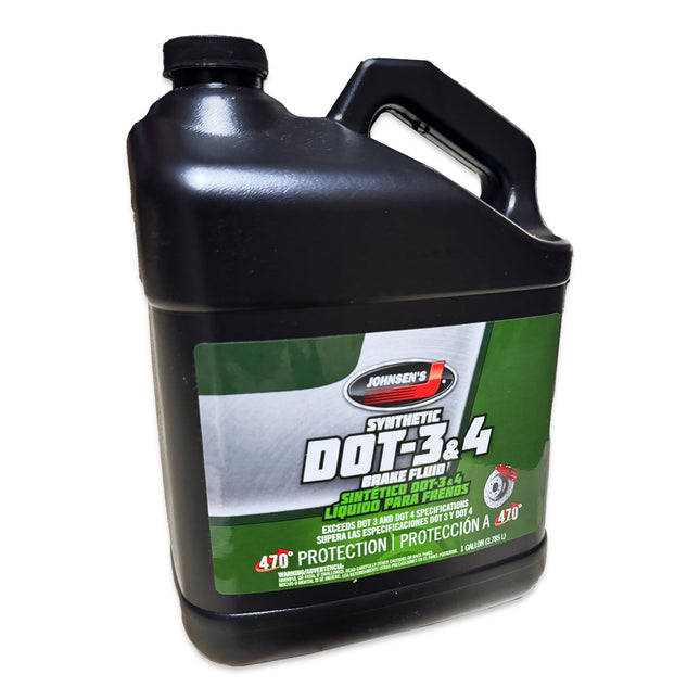Johnsen's Premium Synthetic DOT 3 & 4 Brake Fluid 1 Gallon